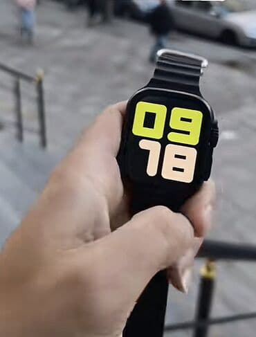 Smart saat, Smart, Sensor ekran, rəng - Qara