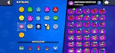 Digər kolleksiyalar: Brawl Stars hesabı – yüksək göstəricilər və zəngin kolleksiya Profil — 24