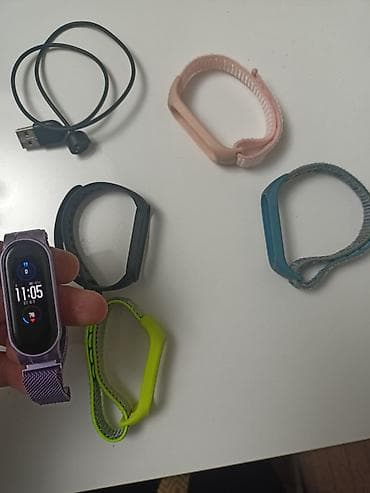 mobil telefon: Smart qolbaq, Xiaomi, Bluetooth, rəng - Bənövşəyi — 3