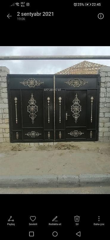 seyif qaplar: Salam əziz və dəyərli müştərilərimiz.Dəmir darvaza, seyfqapılar — 3