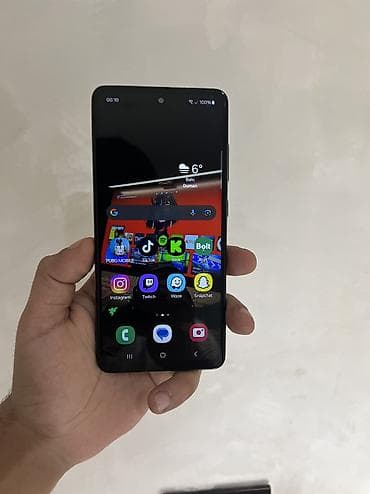 intel core i5: Samsung Galaxy A52, 128 GB, rəng - Qara, Barmaq izi, Face ID — 10