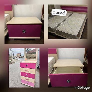 detskaya mebel: Mehimİsdikbaldan əla vəziyyətdə genc odası Cəm alan olsa 200 azn son — 1