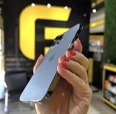 iphone 16 e4: IPhone 13 Pro, 128 GB, Blue Titanium, Zəmanət, Simsiz şarj, Face ID — 2
