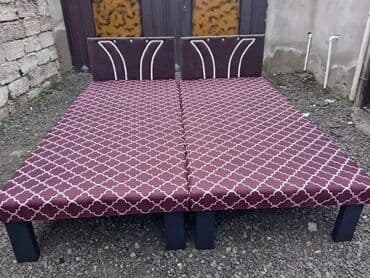 iydə tozunun qiyməti: Təzə çarpayılar. 1 nəfərlik çarpayılar 60manat. 2 nəfərlik taxt — 13