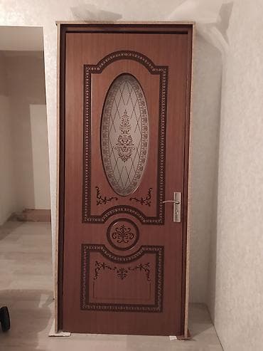 meyve agac: Daxili qapı – klassik dizayn, şüşəli model - Material: ağac — 1