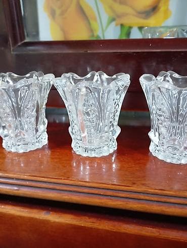 ritual samlar: Qədimi xrustal rumka 3ədədi 10manat — 1