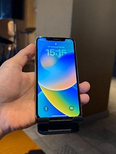 iphon 6s: IPhone X, 64 GB, Gümüşü — 1
