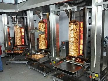 Döner/Şaurma bişirən peşəkar vertikal qril aparatları - Qazla