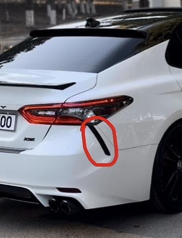 16 liq teker: Toyota Camry 70-75 üçün arxa bamper dekor qapaqları (sağ və sol cüt) — 2