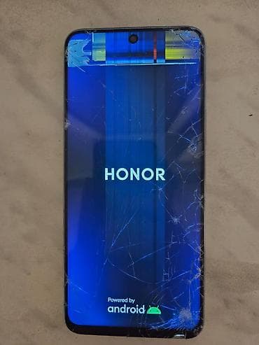 silver et ceken: Honor X8, rəng - Gümüşü, Qırıq — 2