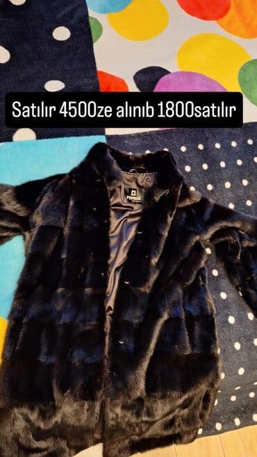 кожаная куртка женская: Brend: FEMINA Məhsul: Qadın kürk plaş/palto - Rəng: tünd — 3