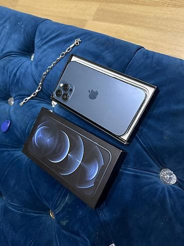 mac pro: IPhone 12 Pro Max, 128 GB, Blue Titanium, Zəmanət, Simsiz şarj, Face ID — 2