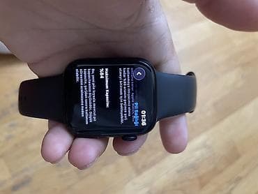 apple watch 9: İşlənmiş, Smart saat, Apple, Suya davamlı, rəng - Qara — 1