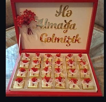 nisan xoncalari: Şokolad 24 ve 48 ededli,istənilən dizaynda.xna partisı,kicik toyad — 3
