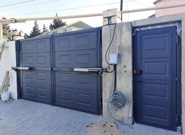 чугунная ванна продать: Naxışlı, qara rəngli ikiqapılı dəmir darvaza, üstündə və qapılarında — 10