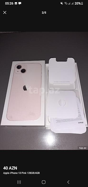 hard disk 2 tb: IPhone 13, 128 GB, Çəhrayı — 5