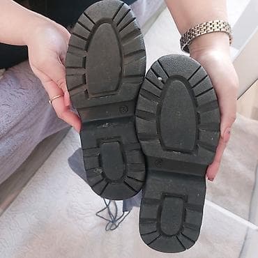 Кроссовки и спортивная обувь: Размер: 38, цвет - Синий, Б/у — 4