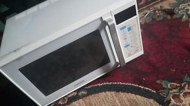 Mikrodalğalı sobalar: Mikrodalğalı soba Samsung, Ayrıca dayanan, Mikrodalğalar ilə, rəng - Ağ, Yeni — 1