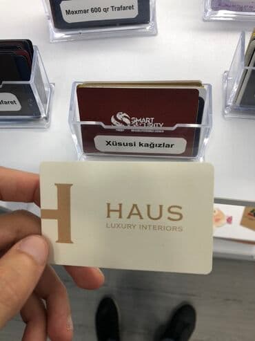 ad yazan aparat: Endirimli qiymətə vizitkartlar – peşəkar dizayn və çap Təklif: - — 3