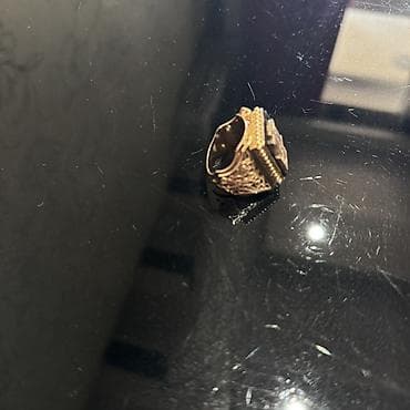 aqatlı üzüklər: Üzük, Sarı qızıl — 2