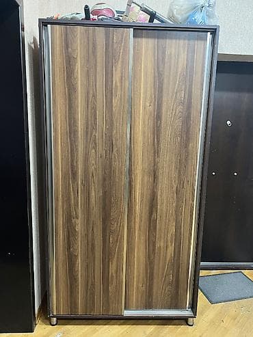 ayyaqabi dolabi: İşlənmiş, 2 qapılı, Qəhvəyi, Taxta Ayaqqabı dolabı — 1