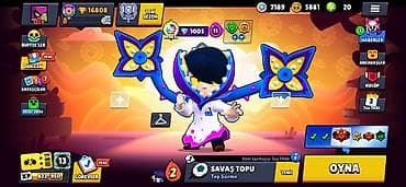 Brawl Stars hesabı – yüksək inkişaf etdirilmiş profil - Kupa: 16 808