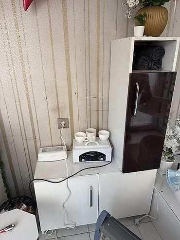 manikur masalari: Düz masa, Siyirməsiz, Polkalı, Laminat — 4