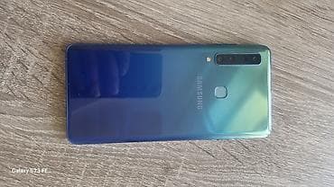 samsung tab e: Samsung Galaxy A9, 128 GB, rəng - Mavi, Barmaq izi, İki sim kartlı, Face ID — 1