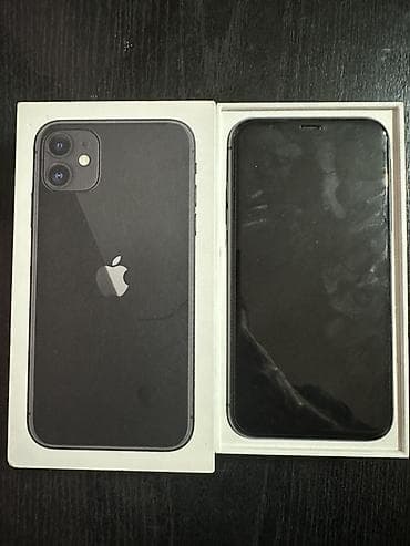 IPhone 11, 64 GB, Qara, Face ID lalafo.az -da IPhone 11, 64 GB, Qara, Face ID