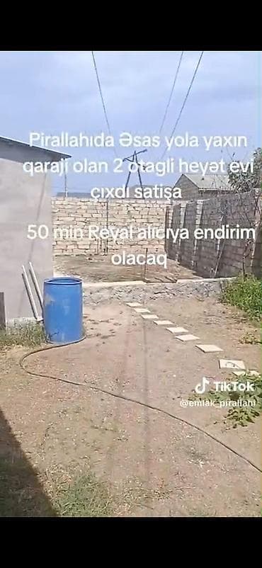 mini evler: Pirallahıda əsas yola yaxın yerləşən 2 otaqlı həyət evi. Həyətdə qaraj — 1