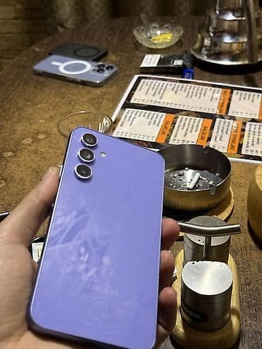 samsung 5212: Samsung Galaxy A54 5G, 128 ГБ, цвет - Фиолетовый, Гарантия, Отпечаток пальца, Две SIM карты — 6