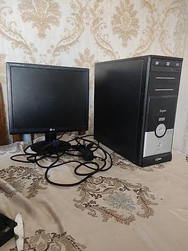 asus eee pc ha: Satılır: LG 17" Monitor + Intel Pentium E5300 Sistem Bloku (RAM və — 1