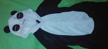 детский костюм деда мороза: Yeni il ayı kostyumu kombinzon.Bayram və karnaval üçün Panda ayı uşaq — 1