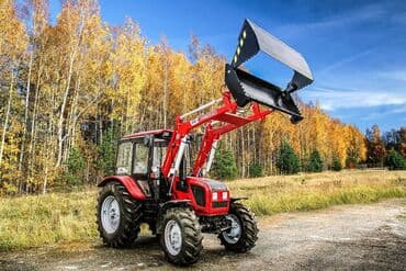 belarus traktor: Önyükləyici ilə traktorların satışı Belarus traktorları 40% dövlət — 2