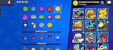 ucuz smart tv: Brawl Stars hesabı - Kupa yolu: 61.135 - Prestij: 40 - Toplanmış — 7