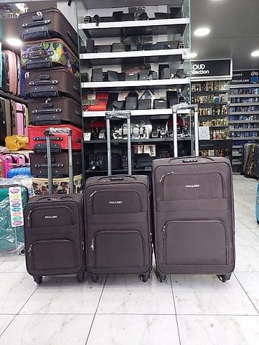 camadan: Poailobo tekstil çamadan dəsti – 3 ölçü - Dəst: 3 ədəd yumşaq — 1