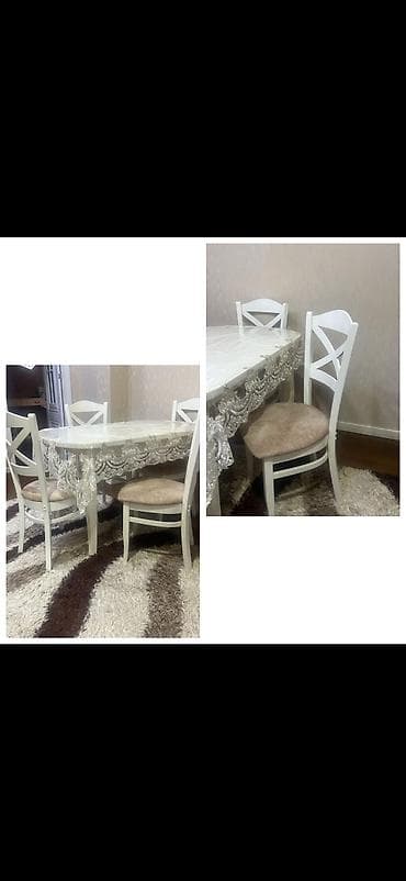 Açılmayan, Oval masa, 4 stul