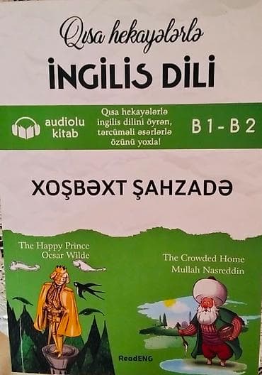 Məhsul: “Qısa hekayələrlə İngilis dili – Xoşbəxt Şahzadə” (B1–B2) — 1