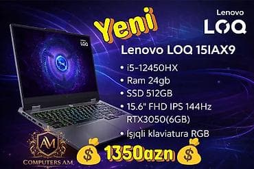 era computers: Lenovo LOQ, 15.6 ", Intel Core i5, 512 GB — 1