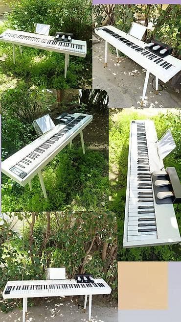 Другое: Ağ rəngli. Elektro Piano.Təzə. 88 klaviş tam oktava Piano — 10