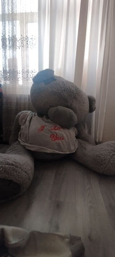 arenda maşınlar 2022: Nəhəng yumşaq ayı oyuncağı yeni il üçün gözəl hediye ad günün v.s üçün — 3