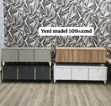 Yeni model TV tumbaları - Ölçü: 109 sm en (şəkildə qeyd olunub) -