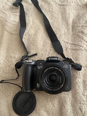 Canon PowerShot S5 IS rəqəmsal fotoaparat Xüsusiyyətlər: - 8.0 MP CCD