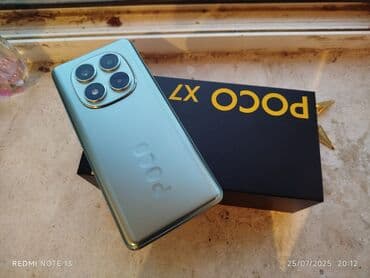 poko x5 pro: Poco X7, 256 ГБ, цвет - Синий, Отпечаток пальца — 1