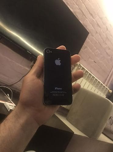 IPhone 4, < 16 GB, Black Titanium, Barmaq izi