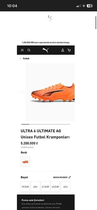 Krasofkalar və idman ayaqqabıları: PUMA Ultra 6 Ultimate AG – uniseks futbol kramponları - Rəng: Parlaq — 4