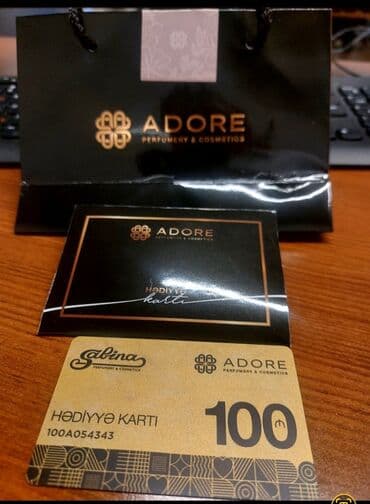 toy nişan xonçaları: Adore-Sabina hediyye karti teze 100 AZN — 1