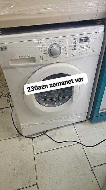 Paltaryuyan maşın LG, 5 kq, Avtomat, Qurutmasız, Kredit yoxdur