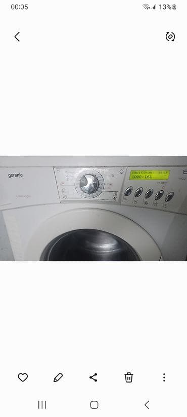 televizor ekranin temiri: Gorenje UseLogic ön yükləməli paltaryuyan maşın - Tutum: 8 kq - Sıxma — 2