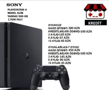 kreditle playstation 3: Playstation 4 Nagd ve kredit Cemi 10 deq erzinde onlayn senedlesme — 1